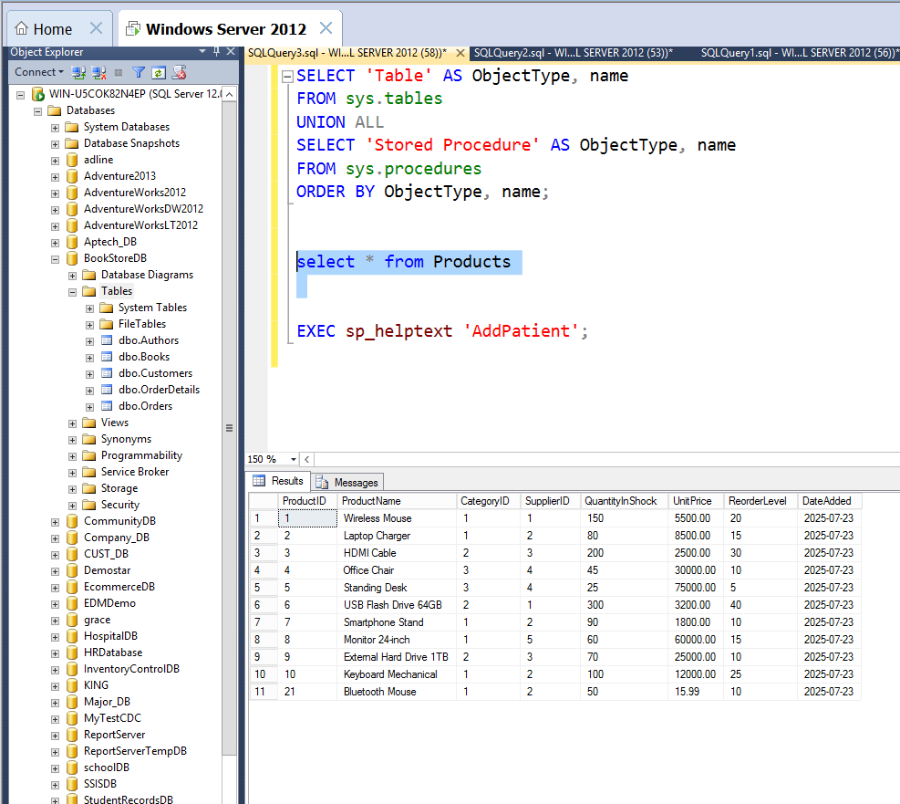 Inventory Control Screenshot 2